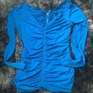 Guess Size Large Shirt Electric Blue.